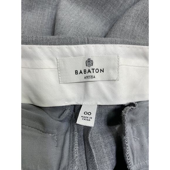 Babaton 'Markova' Grey Polyester Pant Size 00 - Picture 4 of 5